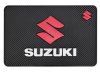 Коврик противоскользящий SUZUKI плоский с большой эмблемой 185*115*2мм HX-01 SUZUKI